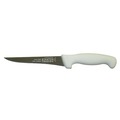 Stanton Trading Boning Knife 6"Narrow White PP handle, straight edge, high- KNV-BON6N-WH